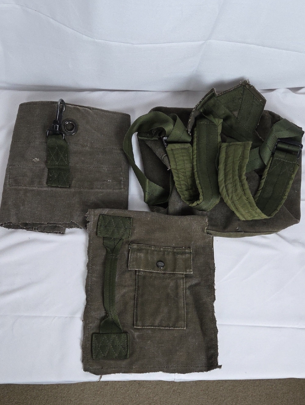 U.S. Army Duffel Bag..1984.. Salvaged And Ready For Re-purposing.